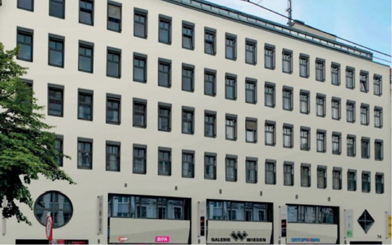 Flexible Büroflächen in der Galerie Wieden
